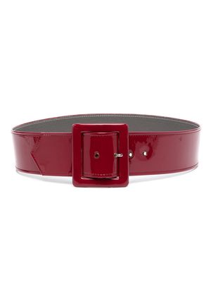 Gianluca Capannolo patent-finish leather belt - Red