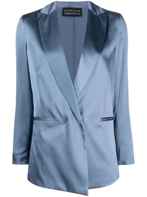 Gianluca Capannolo peak-lapel single-breasted blazer - Blue