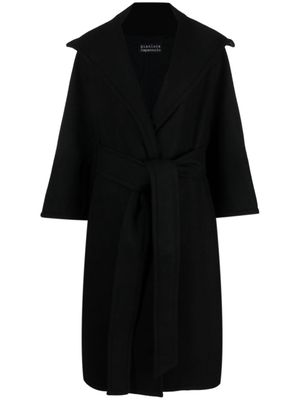 Gianluca Capannolo single-breasted belted coat - Black