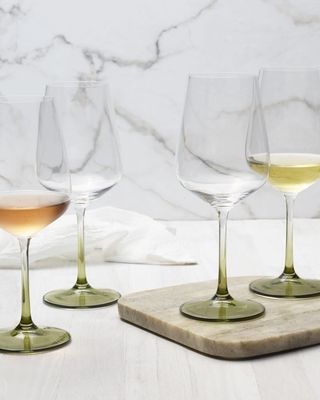 Gianna 15 oz. White Wine Glasses, Set of 4