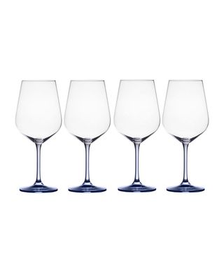 Gianna Ombre Red Wine Glasses, Set of 4
