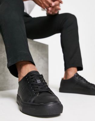 Gianni Feraud lace-up sneakers in black