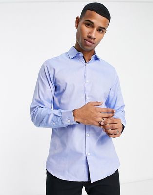 Gianni Feraud slim fit long sleeve shirt in light blue