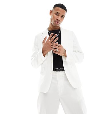 Gianni Feraud white SB suit jacket