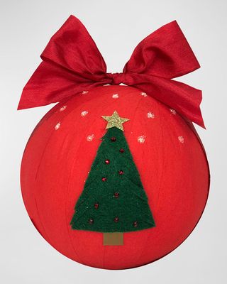 Giant Surprize Ball with Christmas Tree