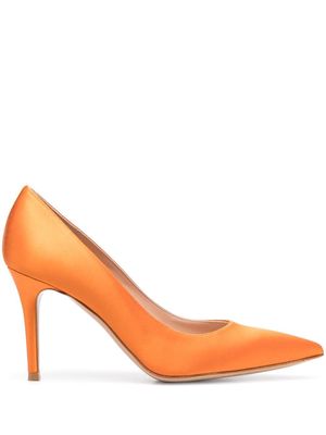 Gianvito Rossi 90mm high-heel pumps - Orange