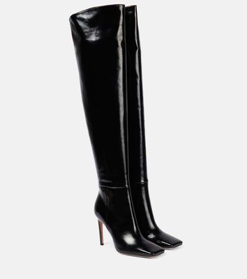 Gianvito Rossi Christina leather over-the-knee boots