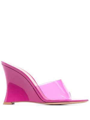 Gianvito Rossi Futura 95mm wedge sandals - Pink