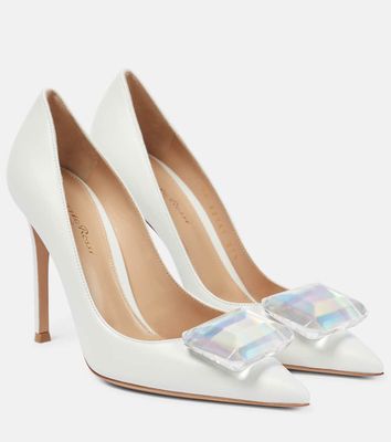 Gianvito Rossi Jaipur 105 embellished leather pumps