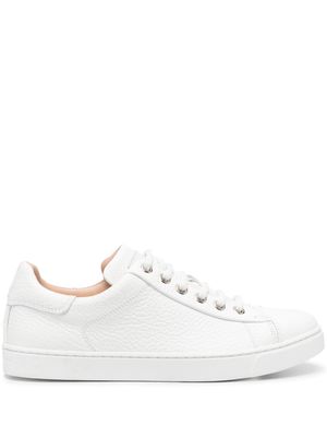 Gianvito Rossi lace-up leather sneakers - White