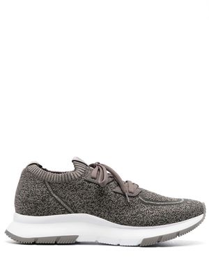 Gianvito Rossi low-top knit sneakers - Grey