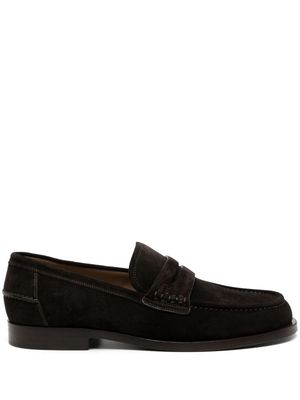 Gianvito Rossi Michael suede loafers - Brown