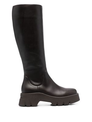 Gianvito Rossi Montey 20mm knee-high boots - Brown
