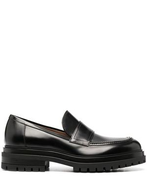 Gianvito Rossi Paulo chunky-sole loafers - Black