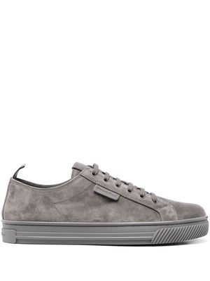 Gianvito Rossi side logo-patch low-top sneakers - Grey