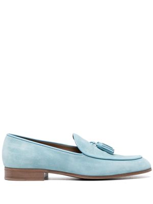 Gianvito Rossi tassel-detail round-toe loafers - Blue
