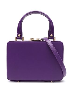 Gianvito Rossi Valì leather tote bag - Purple