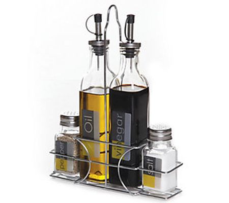 Gibson 9-Piece Condiment Set