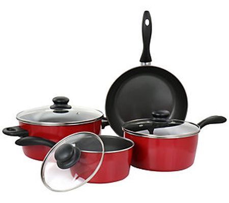 Gibson Home Armada 7 Pc. Carbon Steel Cookware Set