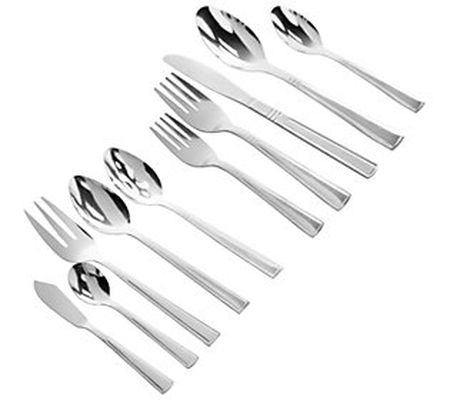 Gibson Home Astonshire 45-Piece Tumble Finish F latware Set
