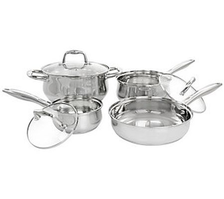 Gibson Home Bransonville 7 Piece Stainless Steel Cookware Set