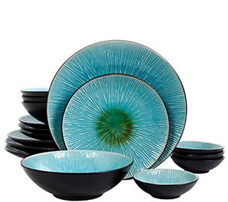 Gibson ShangriLa Court 16-Piece Dinnerware Set