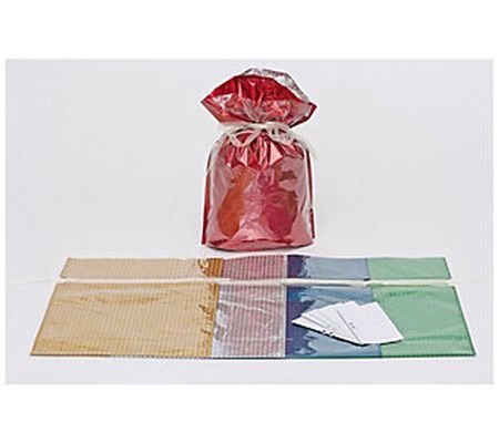 Gift Mate 10-Piece Medium Hologram Gift Bag Set
