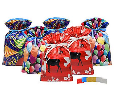 Gift Mate 12-Piece Extra-Large Gift Bags with G ft Tags