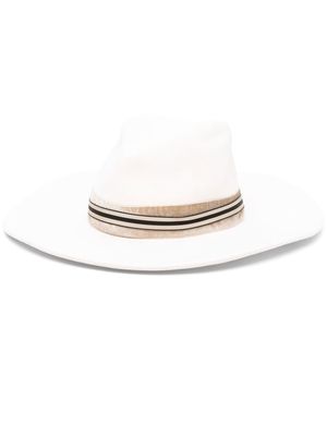 Gigi Burris Millinery Jeanne wide-brim hat - White