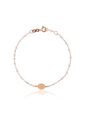 Gigi Clozeau 18kt rose gold pink beaded bracelet