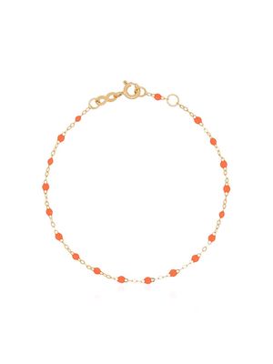 Gigi Clozeau 18kt yellow gold and orange beaded bracelet