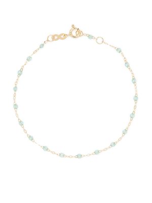 Gigi Clozeau 18kt yellow gold Classic Gigi beaded bracelet - Blue