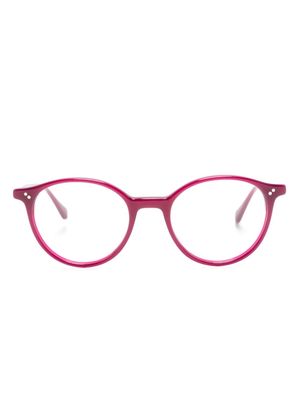 GIGI STUDIOS Brooks round-frame glasses - Pink