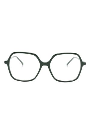 GIGI STUDIOS Candela square-frame glasses - Green