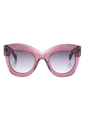 GIGI STUDIOS cat-eye frame sunglasses - Purple