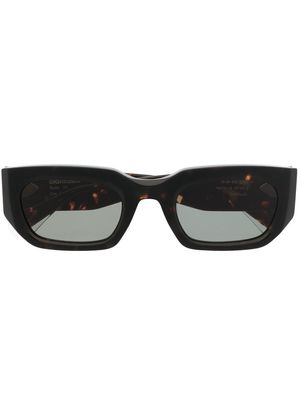GIGI STUDIOS geometric frame sunglasses - Brown