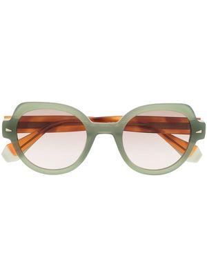 GIGI STUDIOS Magguie round-frame sunglasses - Green