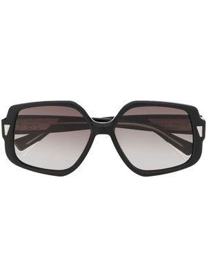 GIGI STUDIOS Olympia oversize-frame sunglasses - Black
