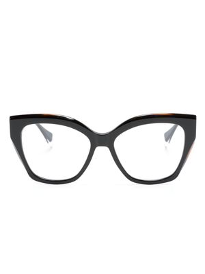 GIGI STUDIOS Poppy cat eye-frame glasses - Black
