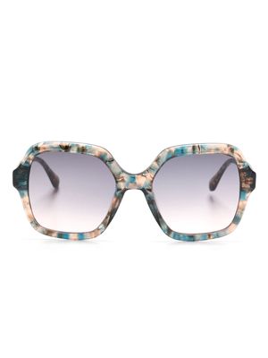 GIGI STUDIOS Renata oversize-frame sunglasses - Blue
