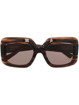 GIGI STUDIOS square-framed oversize sunglasses - Brown