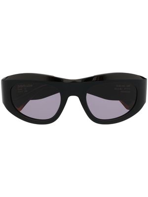 GIGI STUDIOS tinted lenses sculpted sunglasses - Black