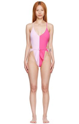 Gil Rodriguez Pink Caracas One-Piece Swimsuit