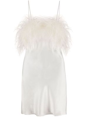 Gilda & Pearl Camille satin slip dress - White