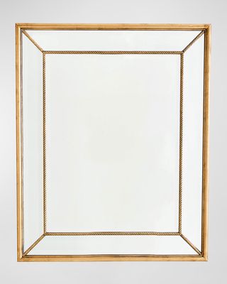 Gilded Rope Mirror, Gold