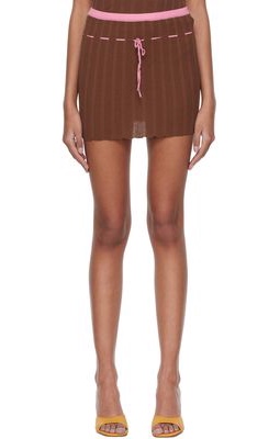 Gimaguas Brown Macondo Miniskirt