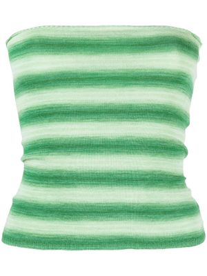 Gimaguas Ludo striped knitted top - Green