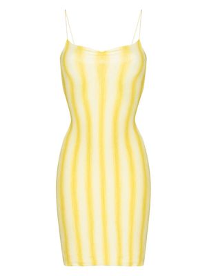 Gimaguas Simi striped bodycon minidress - Yellow