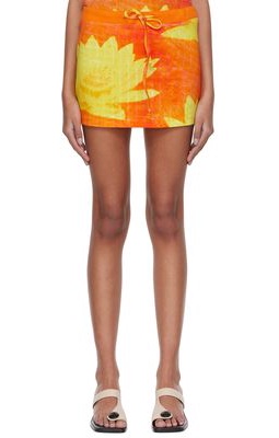 Gimaguas SSENSE Exclusive Orange Colombo Miniskirt