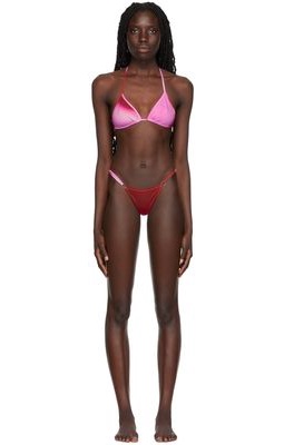 Gimaguas SSENSE Exclusive Pink Lea Bikini
